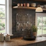 Wall-Mounted Stainless-Steel Cup & Mug Holder Rack (25 x 25 cm, 1 Pc) - Image 3