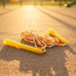 Yellow & White Beaded Skipping Jump Rope (1 Set) - Image 6