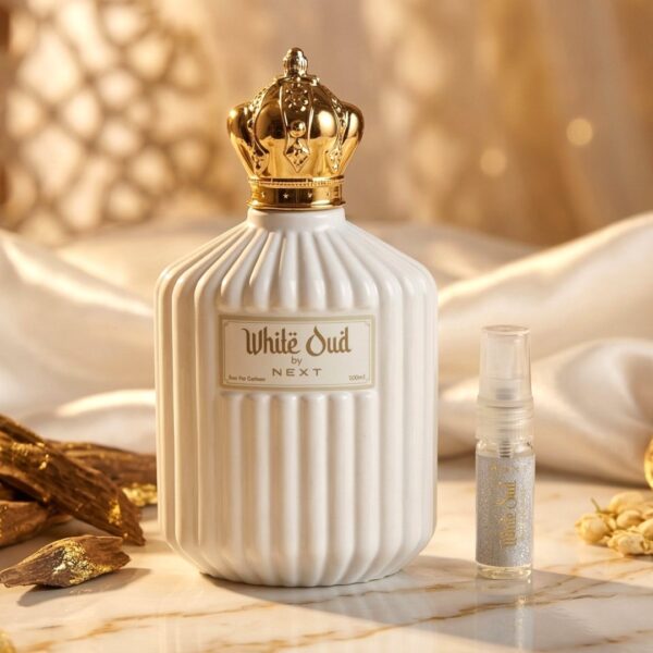 Next White Oud Premium Perfume Spray 100 ML bottle