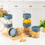 Airtight Transparent Kitchen Storage Jar with Secure Lid (1 Pc / 500 ML Approx) - Image 3