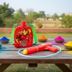 Kids Backpack Style Water Gun with Tank and Pipe Set, Pichkari (1 Set) - Image 4