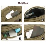 Stylish Canvas Waist Bag for Men & Women (1 Pc) - Image 5