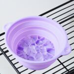 Multipurpose Folding Silicone Facial Ice Bath Bowl - Image 4