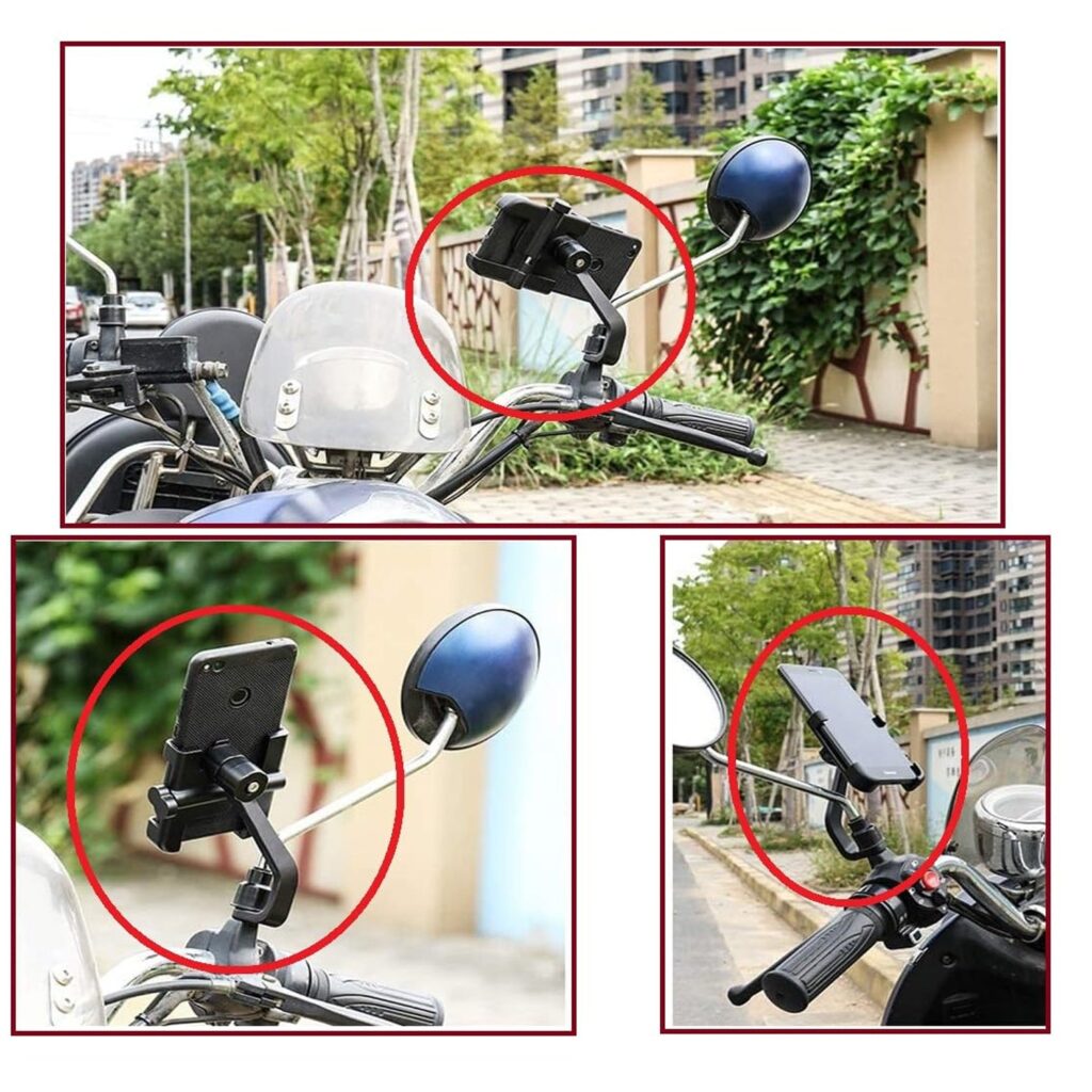 Full Metal Bike Mobile Holder for Scooty