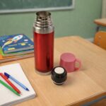 Insulated Travel Mug Bottle with Handle Lid (500 ML) - Image 5
