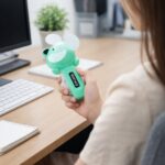 Cute Mini Handheld Fan (1 Pc, Mix Color & Design) - Image 4