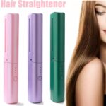 Rechargeable Mini Hair Straightener,  Three Temperature Adjustments Flat Iron Comb (1 Pc) - Image 8