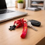 Cute Cartoon Girl Character Keychain with Strap and Decorative Charm (1 Pc) - Image 7