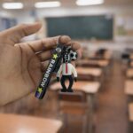 Rainbow Strap Cartoon Football Boy Keychain (1 Pc) - Image 5