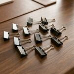 Medium Size Heavy-Duty Black Binder Clips Set (32 mm, 12 Pc) - Image 6