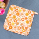 Kitchen Heat Resistant Quilted Pot Holder & Oven Mitt Pad (1 Pc / 16x16 Cm) - Image 8