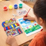 Kids Paint Coloring & Craft Activity Set with Beads (Mix Design, 1 Set) - Image 4