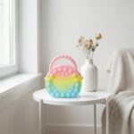 Rainbow Round Silicone Pop It Coin Purse (1 Pc) - Image 7