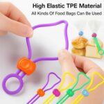 Reusable Silicone Food Bag Sealing Clips with Lock for Kitchen Storage ( 3 Pc) - Image 3