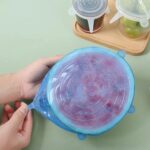 Reusable Silicone Stretch Lids 4 Piece Set - Image 7