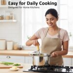 Manual Stainless Steel Whisk and Pav Bhaji Potato Masher Combo Set (2 Pc Set) - Image 3