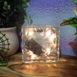 Solar Ice Cube Garden Light for Pathways & Christmas Decor - Image 7