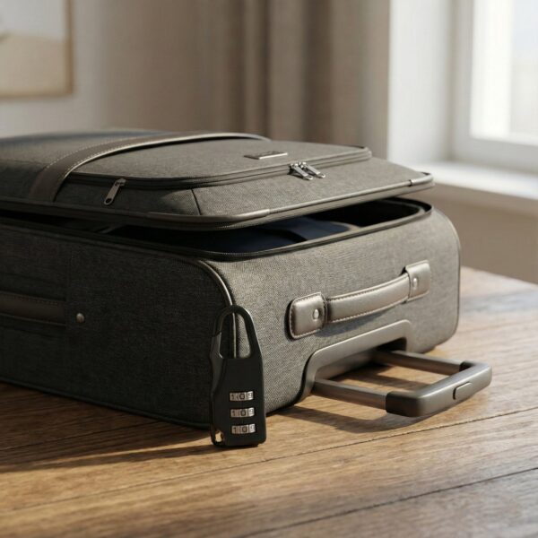 Secure 3-Digit Combination Travel Lock for Luggage