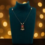 Traditional Lotus Motif Pendant Chain (1 Pc) - Image 4