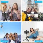 3 in 1 Wired Selfie Stick with Extendable Handle (70 Cm Long) - Image 4