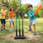 Cricket Stump Set with Heavy Base Stand (1 Set) - Image 3