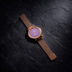 Elegant Rose Gold Mesh Strap Analog Wrist Watch for Women (1 Pc) - Image 3