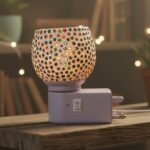 Decorative Star Pattern Kapoor Dani Mosaic Glass Plug-In Night Lamp (1 Pc) - Image 7