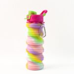 Colorful Collapsible Silicone Water Bottle (1 Pc) - Image 5