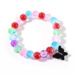Premium Multicolor Crackle-Bead Stretch Bracelet (1 Pc) - Image 5