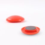 Red Board Magnets Circular Plastic Buttons (1 Pc) - Image 5