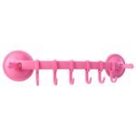 Multipurpose Wall-Mounted Plastic Hanging Rack (6 Hook, 1 Pc) - Image 5