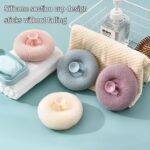 Flower Bath Sponge - Super Soft Body Exfoliator with Suction Cup for Shower & Massage - Image 5