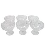 Glass Ice-Cream Cup Set, Home & Kitchen Serving or Dessert Cup (6 Pcs Set) - Image 9