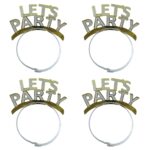 Let’s Party Glitter Headband for Birthday Celebration (Pack of 4) - Image 5