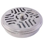 Stainless Steel Mosquito Coil Stand with Smoke Vent Lid (1 Pc) - Image 4