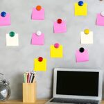 Green Board Magnets Circular Plastic Buttons (1 Pc) - Image 3