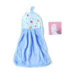 Soft Hanging Hand Towel with Self Adhesive Wall Hook Combo - Image 4