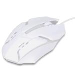 USB Wired Mouse, Gaming Mouse Colorful / Lighting Luminous  (1 Pc / Wihte) - Image 6
