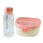 Plastic Lunch Box with Water Bottle Combo Set (1 Set) - Image 5