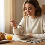 Premium Stainless Steel Dessert Spoon With Plastic Handle Set (4 Pc Set) - Image 3