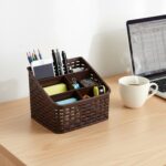 5 Compartment Multipurpose Desk Organizer Basket (1 Pc) - Image 5