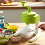 Manual Hand Crank Ice Crusher Snow Maker Machine (1 Set Mix Color) - Image 5