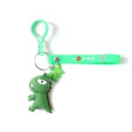 Cute Dinosaur Cartoon Keychain with Silicone Strap (1 Pc) - Image 4