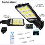 High-Power Solar LED Street Light with Motion Sensor & Remote Control - Image 5