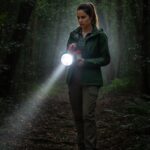 OMEGA 200W High Power LED Laser Torch Light with Side Emergency Light Panel (1 Pc) - Image 3