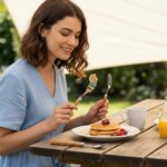 Stainless Steel Cutlery Set with Wooden Finish Handle (24 Pc Set) - Image 6