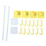 Wall-Mounted Multipurpose Kitchen & Utility Hanging Rack (2 Pc Set) - Image 5