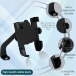 Full Metal Body Bike & Scooty 360 Degree Rotating Mobile Holder Stand (1 Pc) - Image 5
