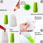 Silicone Cooking Oil Bottle With Basting Brush (Cap Not Include) - Image 4