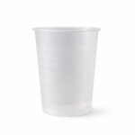 Transparent Reusable Plastic Drinking Glass 200 ML Approx (1 Pc) - Image 4
